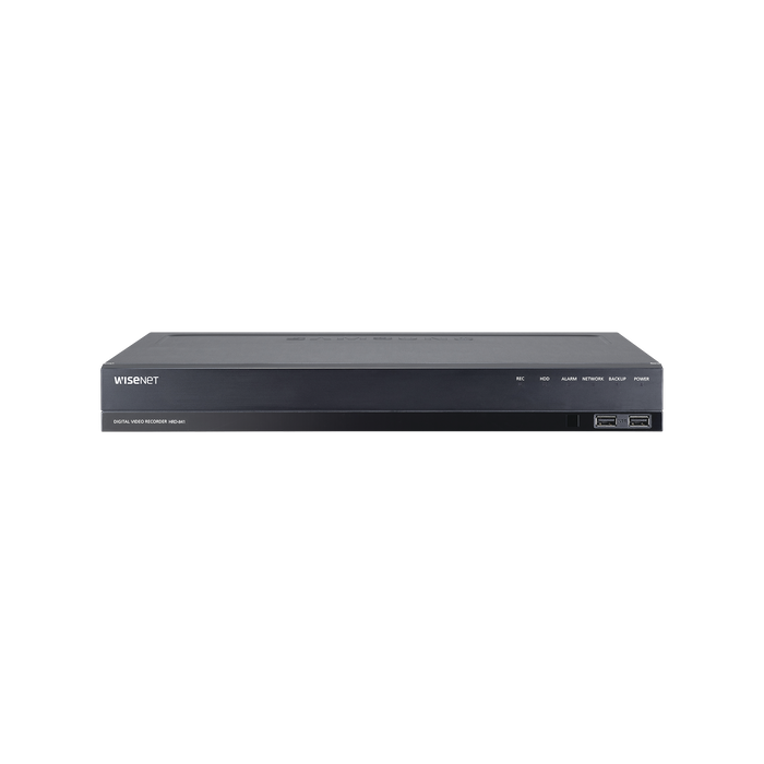 DVR 8 Canales hasta 4 Megapixel / Soporta 4 Tecnologías (AHD, TVI, CVI, CVBS) / Hasta 2HDDs / Entradas y Salidas de Audio y Alarma / Incluye 2TB