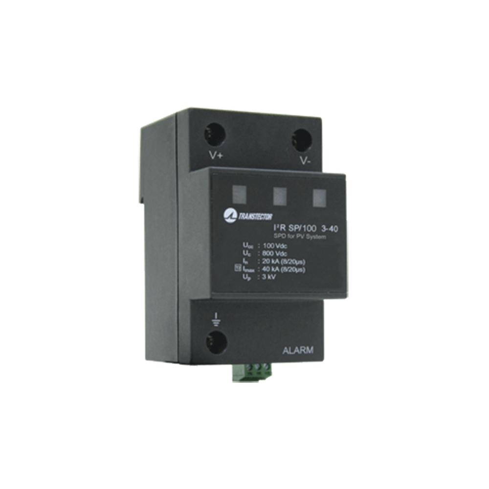 Supresor de Sobretensiones A 100 VDC Tipo 2 En Montaje DIN Rail