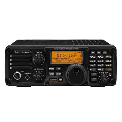 Radio móvil HF/50MHz, modos de operación USB, LSB, CW, RTTY (FSK) 100W / AM 40W, 201 canales