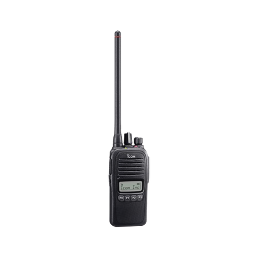 Radio portátil analógico, 5W de potencia, 128 canales, sumergible IP67, rango de frecuencia 136-174 MHz, función de hombre caído y trabajador solitario, no incluye cargador.