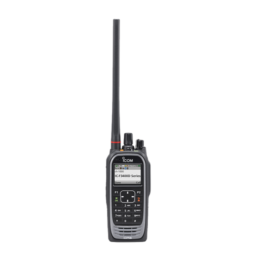 Radio digital NXDN con pantalla a color en la banda de VHF, rango de frecuencia 136-174MHz, 1024 canales, teclado DTMF, sumergible IP68, encriptación DES, GPS, bluethooth. no incluye cargador ni antena.