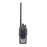 Radio digital NXDN sin pantalla en la banda de UHF, rango de frecuencia 380-470MHz, sumergible IP67, con encriptación DES, GPS, bluethooth, grabador de voz, 32 canales. Batería, cargador, antena y clip incluidos.