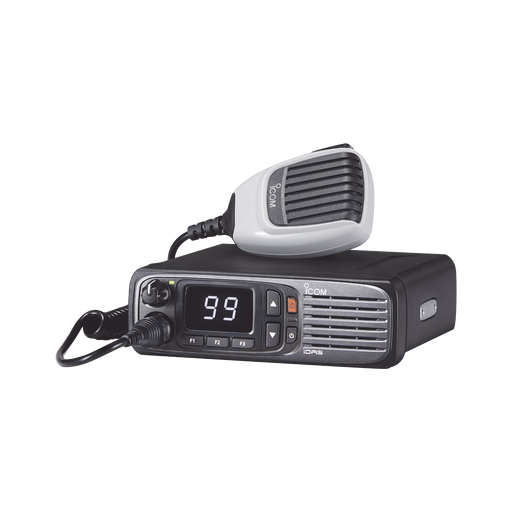 VHF Digital Mobile Radio 136–174MHz, 50W, with 7 programmable keys, SD Card, USB interface and Bluetooth, Color Display