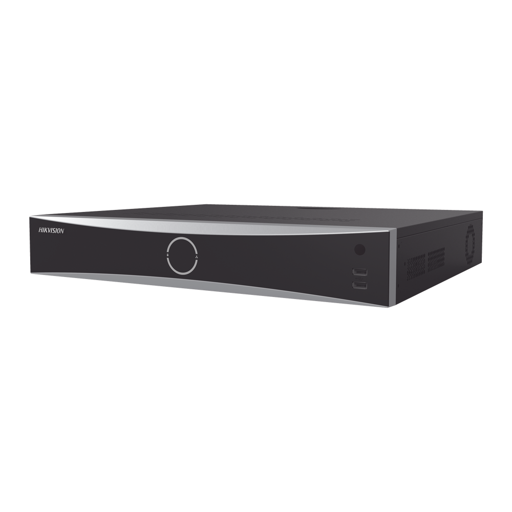 NVR 12 Megapixel (4K) / 16 Canales IP / 4 Bahías de Disco Duro / 16 Puertos PoE / HDMI en 4K