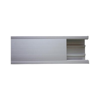 Canaleta de aluminio, 100 x 51 mm, tramo de 3m.