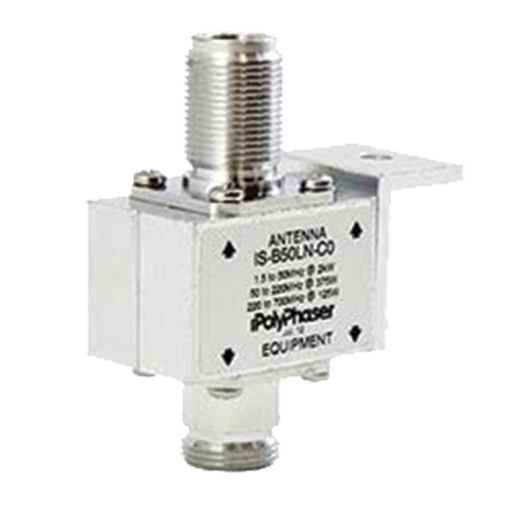 Protector Coaxial de 10MHZ a 1GHZ Con Bloqueador de DC y Conectores N Hembra