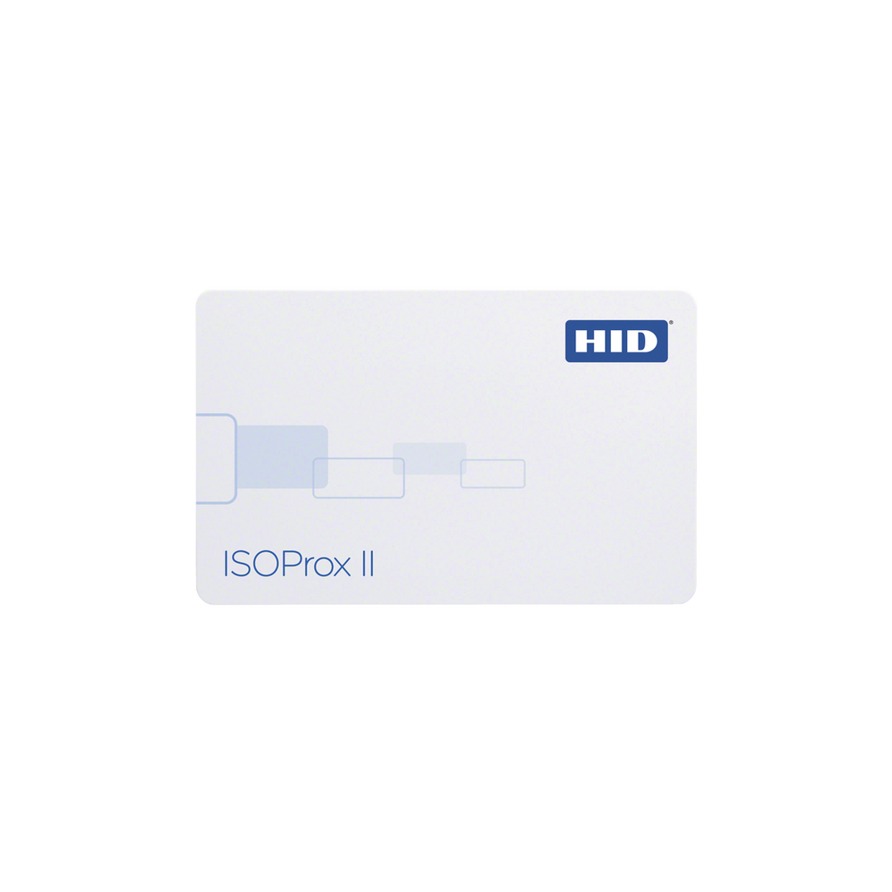 Tarjeta de Proximidad ISOProx II HID (Delgada) Perforada Verticalmente / Garantía de por Vida / 1586/ 1386
