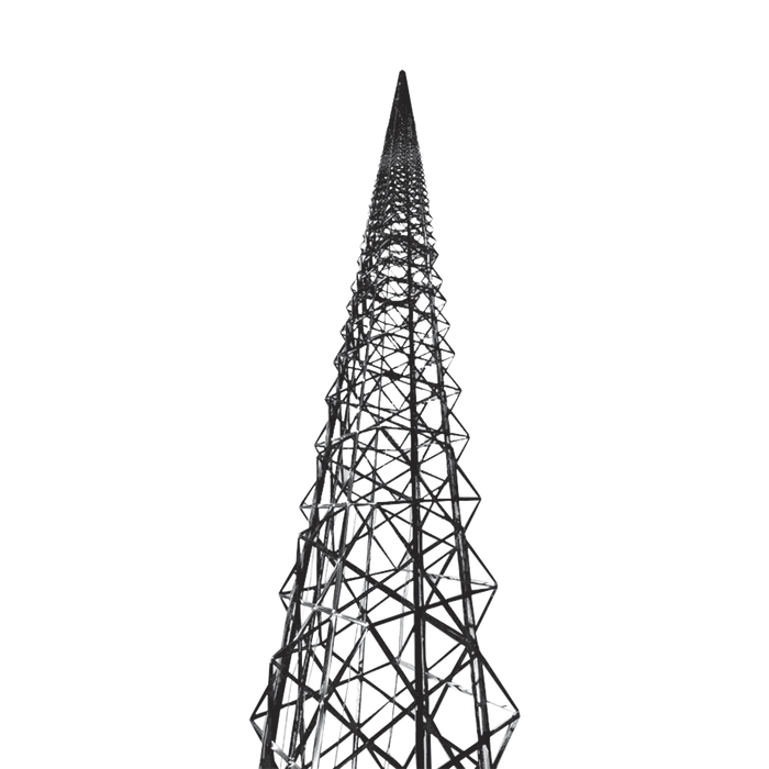 Torre de Fibra de Carbono 18.2 metros (60 pies) Autosoportada- ULTRA LIGERA.