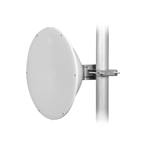 Antena direccional de 3 ft, Ganancia de 32 dBi, Frecuencia (5.9 - 6.6 GHz), Conectores SMA Hembra Inverso,Alto aislamiento al ruido, fácil ensamblaje Radomo Integrado