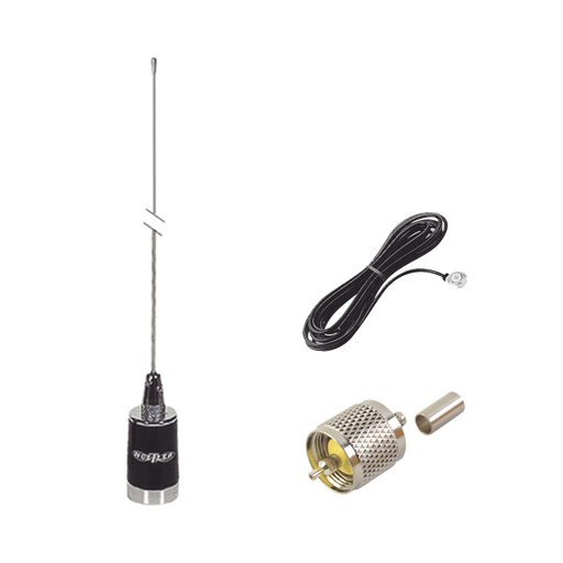 kit de antena móvil en UHF 430-450 MHz, Incluye LMG4305 + CHMB + RFU505