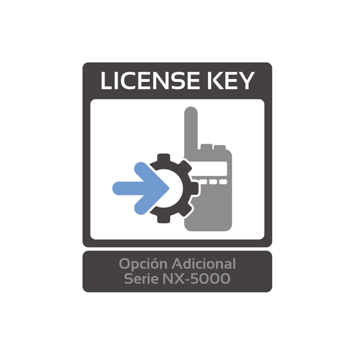 Licencia para operar en toncalizado P25 fase 2 serie NX5000 (requiere KWD5100CV y KWD5101TR)