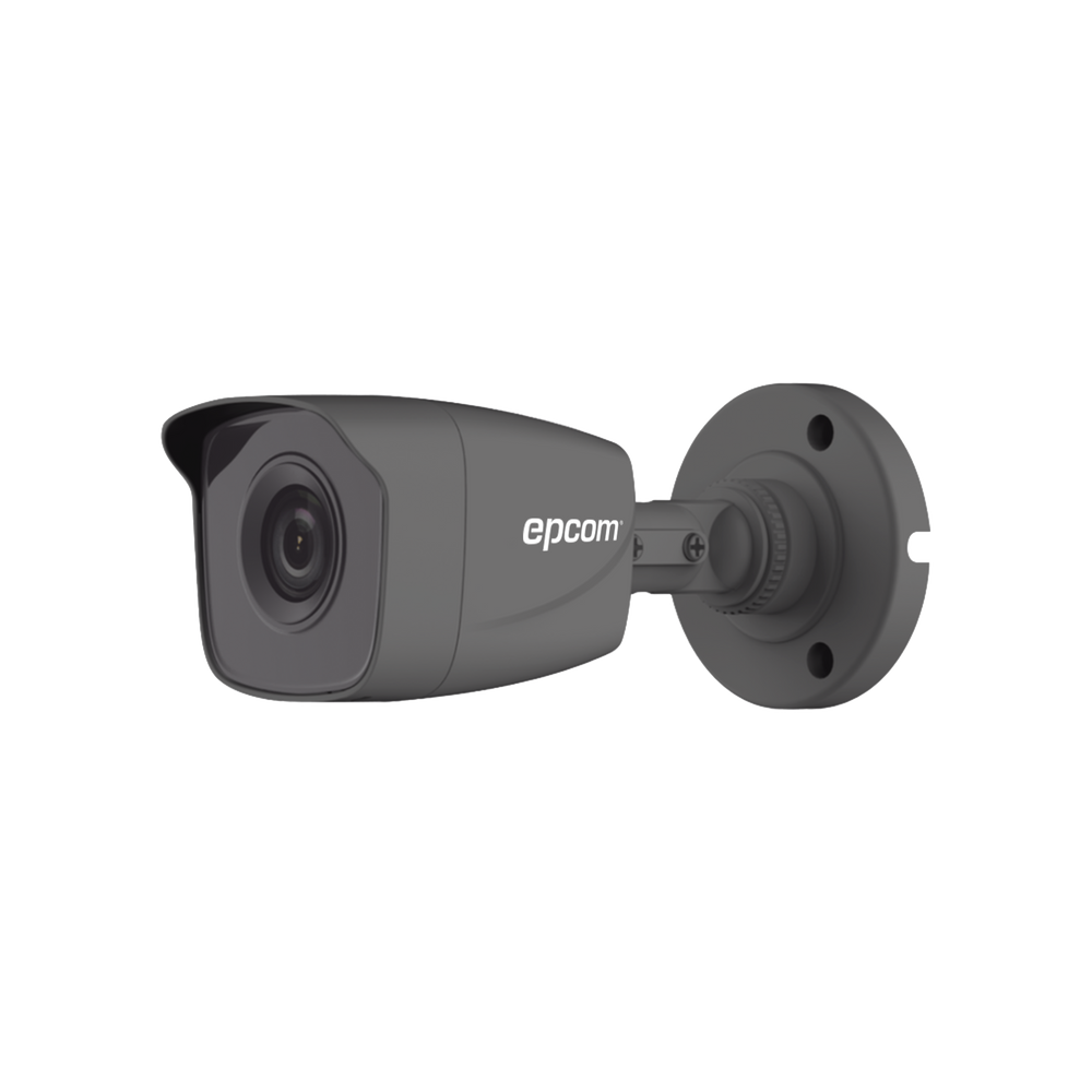 Bullet TURBOHD 720p / METÁLICA / Gran Angular 92° / Lente 2.8 mm / IR EXIR Inteligente 20 mts / Exterior IP66 / 4 Tecnologías (TVI / AHD / CVI / CVBS)