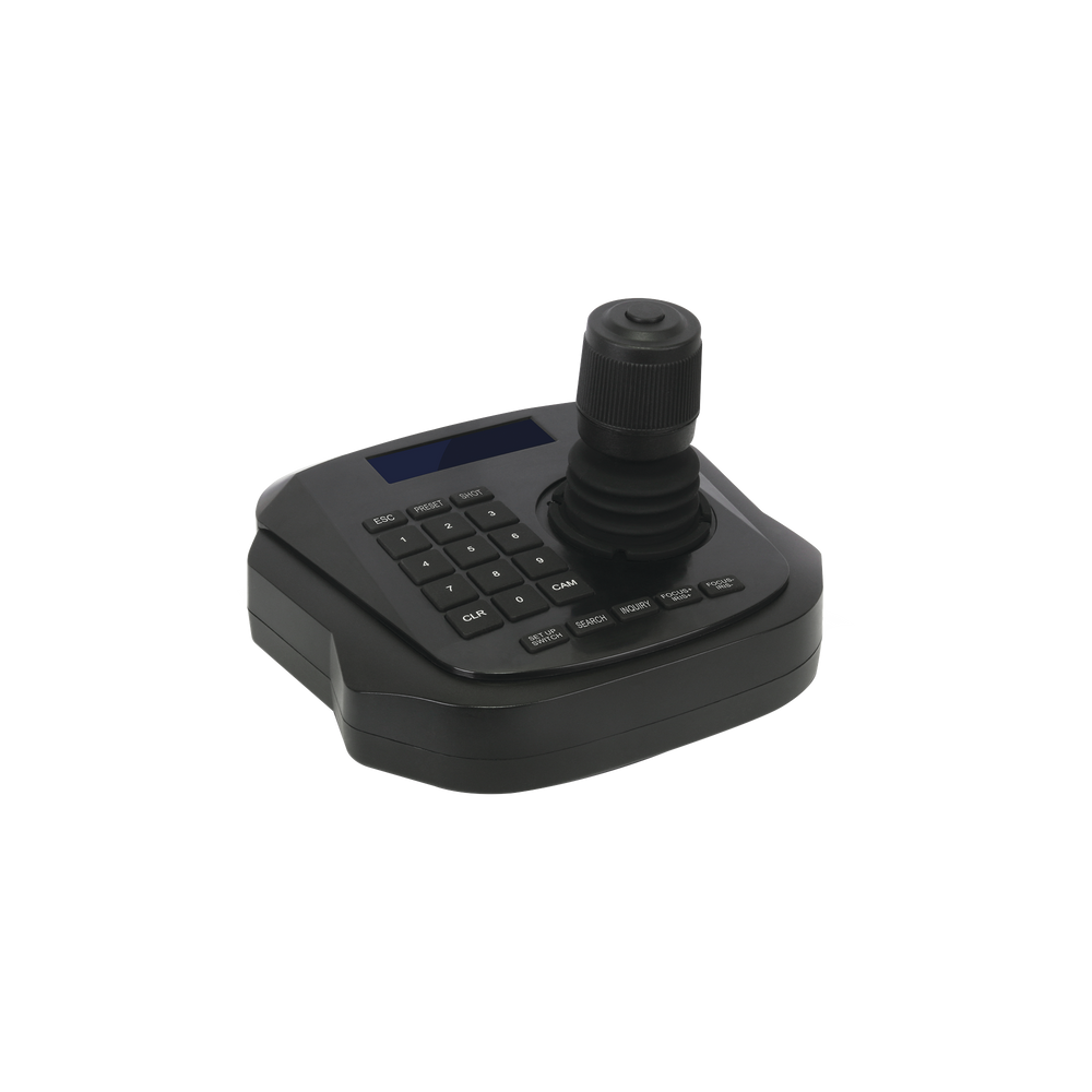 Teclado controlador PTZ IP con pantalla LCD, joystick y puerto Ethernet