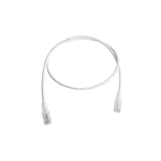 Patch Cord MC6 Modular Cat6 UTP, CM/LS0H, 3ft, Color Blanco