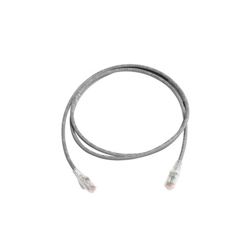 Patch Cord MC6 Modular Cat6 UTP, CM/LS0H, 5ft, Color Gris