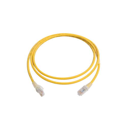 Patch Cord MC6 Modular Cat6 UTP, CM/LS0H, 5ft, Color Amarillo