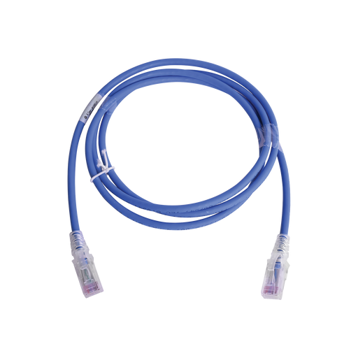 Patch Cord MC6 Modular Cat6 UTP, CM/LS0H, 5ft, Color Azul, Versión Bulk (Sin Empaque Individual)