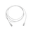 Patch Cord MC6 Modular Cat6 UTP, CM/LS0H, 7ft, Color Blanco, Diámetro Reducido (28AWG), Versión Bulk (Sin Empaque Individual)