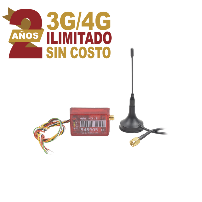 Comunicador 3G/4G Dual SIM / INCLUYE 2 AÑOS 3G/4G sin Limites / Aplicación Gratuita / Cero Configuración / Compatible Honeywell/DSC/CROW/PIMA / Listo para Automatización con IFTTT