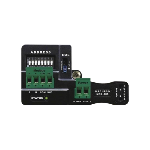 Adaptador Modbus RS-485 para usar con detectores de la serie 6 de Macurco