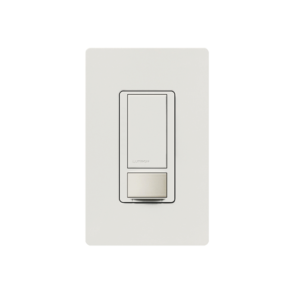 Switch on/off / Linea Maestro Switch con sensor de ocupación, multilocacion / un solo polo 120V/2A, color blanco.