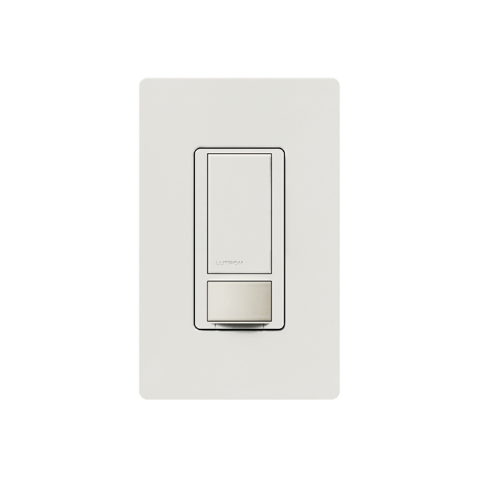 Switch on/off / Linea Maestro Switch con sensor de ocupación, multilocacion / un solo polo 120V/2A, color blanco.