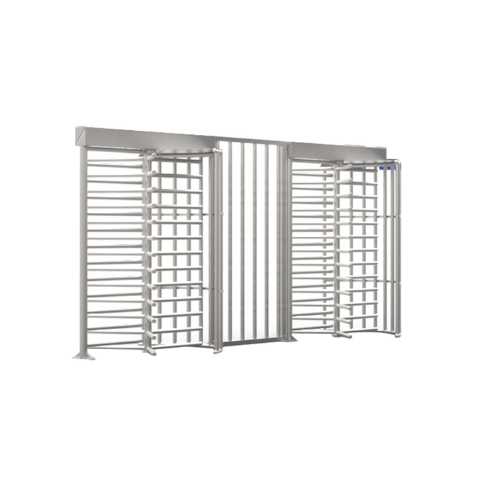 Torniquete doble de cuerpo completo, para uso en intemperie, bidireccional acabado en acero galvanizado