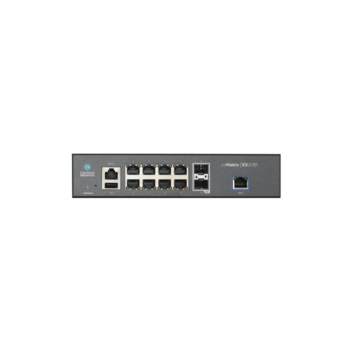 (MX-EX2010XXA-U)Switch cnMatrix / 8 puertos inteligentes GB / 2 SFP / Administración desde la Nube