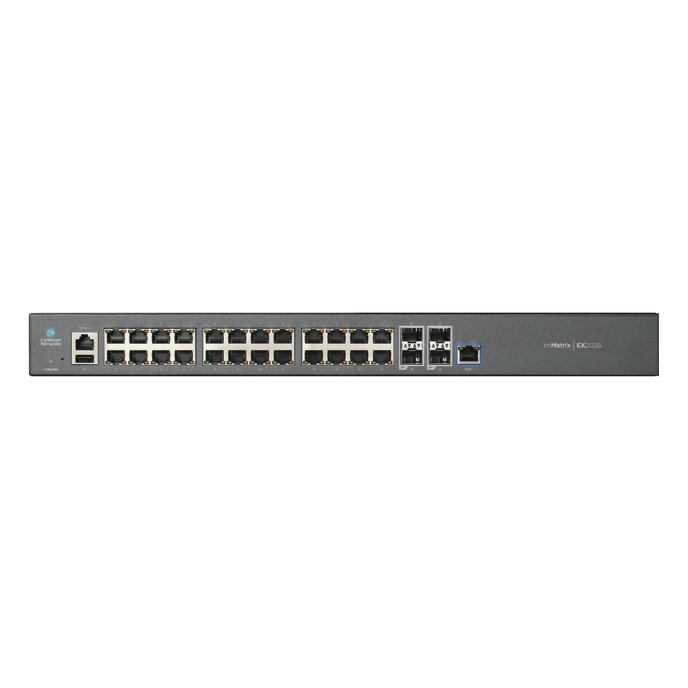 (MX-EX2028XXA-U) Switch cnMatrix / 24 puertos inteligentes GB / 4 SFP / Administración desde la Nube