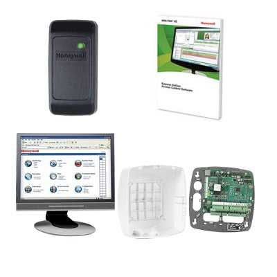 Kit de Control de Acceso con Controlador NETAXS(Interfaz WEB para 1 Puerta) con Gabinete de plástico, 1 lectora y software WinPak XE