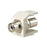 Conector RCA Keystone, con Conector de Paso RCA Blanco, Módulo Blanco Mate