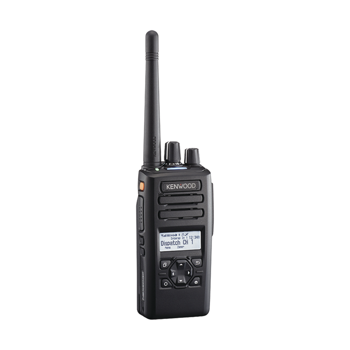 136-174 MHz, 512 Canales, NXDN-DMR-Análogo, GPS, Bluetooth, IP67, 14 Pines, Intr. Seg, Inc. Batería-Antena-Cargador-Clip