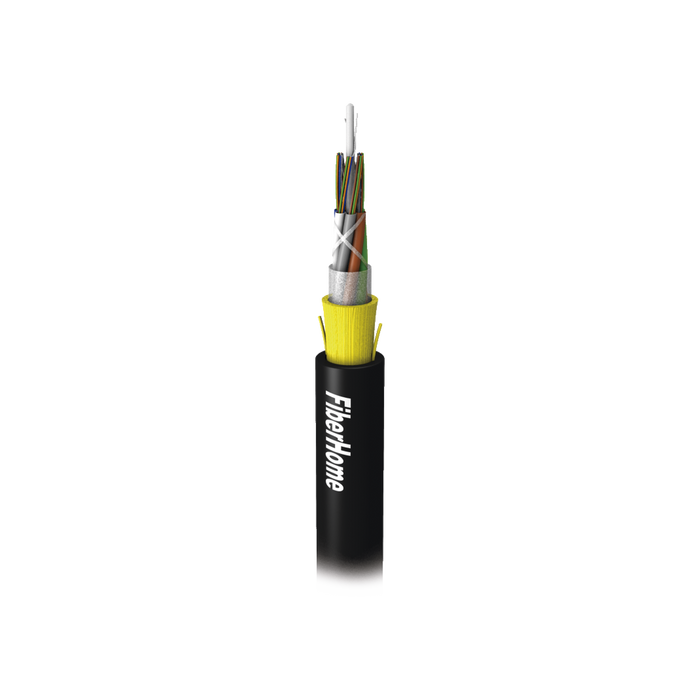 Cable de Fibra Óptica Aérea (ADSS) G.625D, Monomodo de 24 Hilos, Exterior, Span 100, Loose Tube, 1 Metro