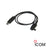 Cable de programación radios ICOM con adaptador USB. ICF50/60, F50V/F60V, F3061/4061, 3161/4161/D.