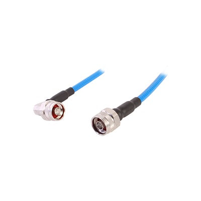 Cable flex SSP-250-LLPL (1/4" diam.) de 1m, bajo PIM (?-155 dBc), conectores N Macho a N Macho en A/R, 0-6 GHz.