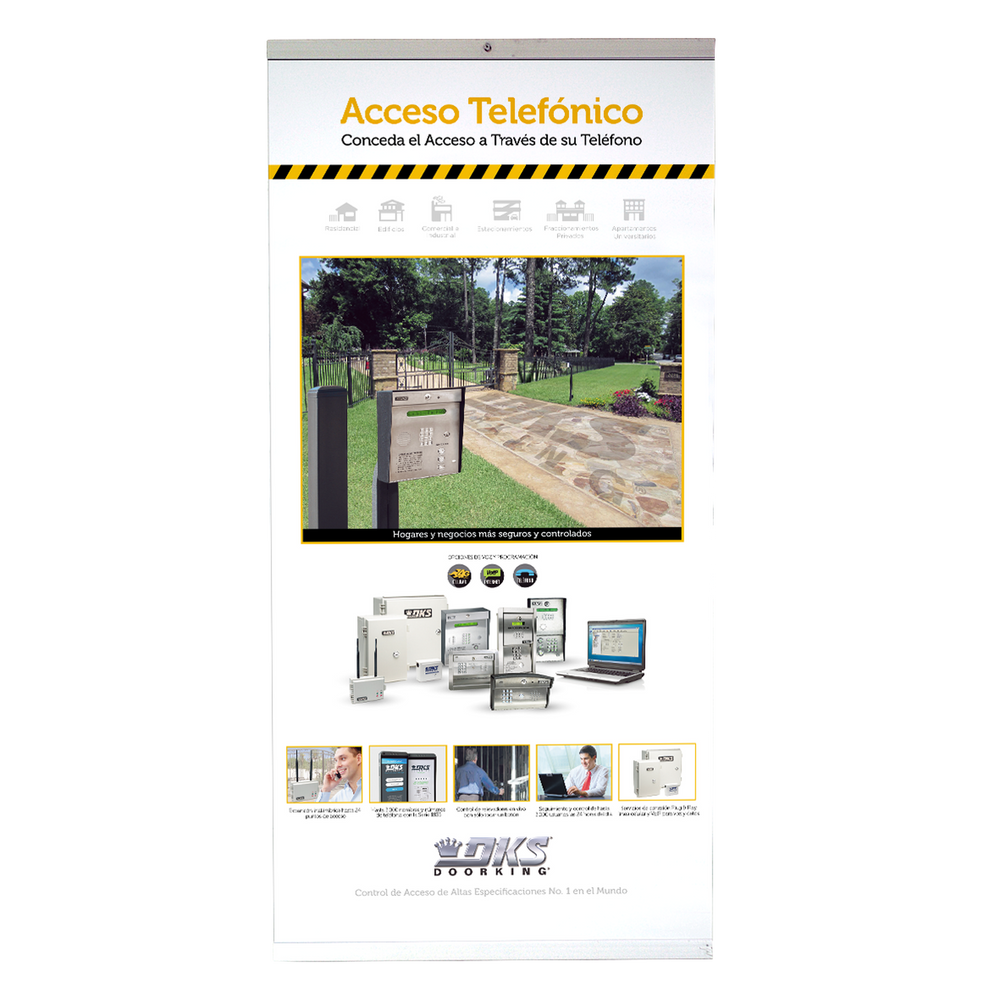 Póster Acceso Telefónico DOORKING