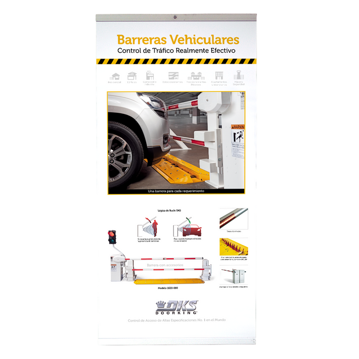 Póster Barreras Vehiculares DOORKING