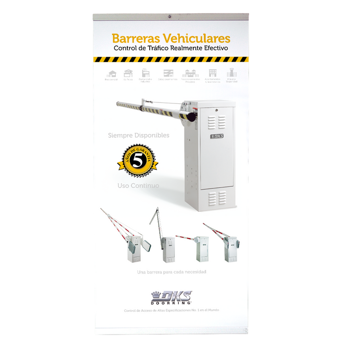 Póster Barreras Vehiculares 1 DOORKING