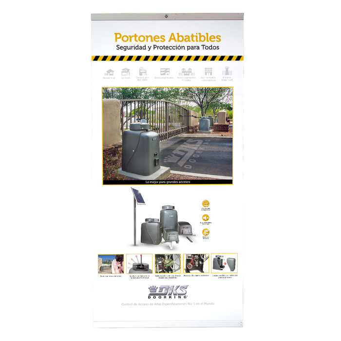 Póster Portones Abatibles DOORKING