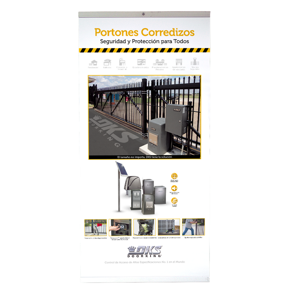 Póster Portones Corredizos DOORKING