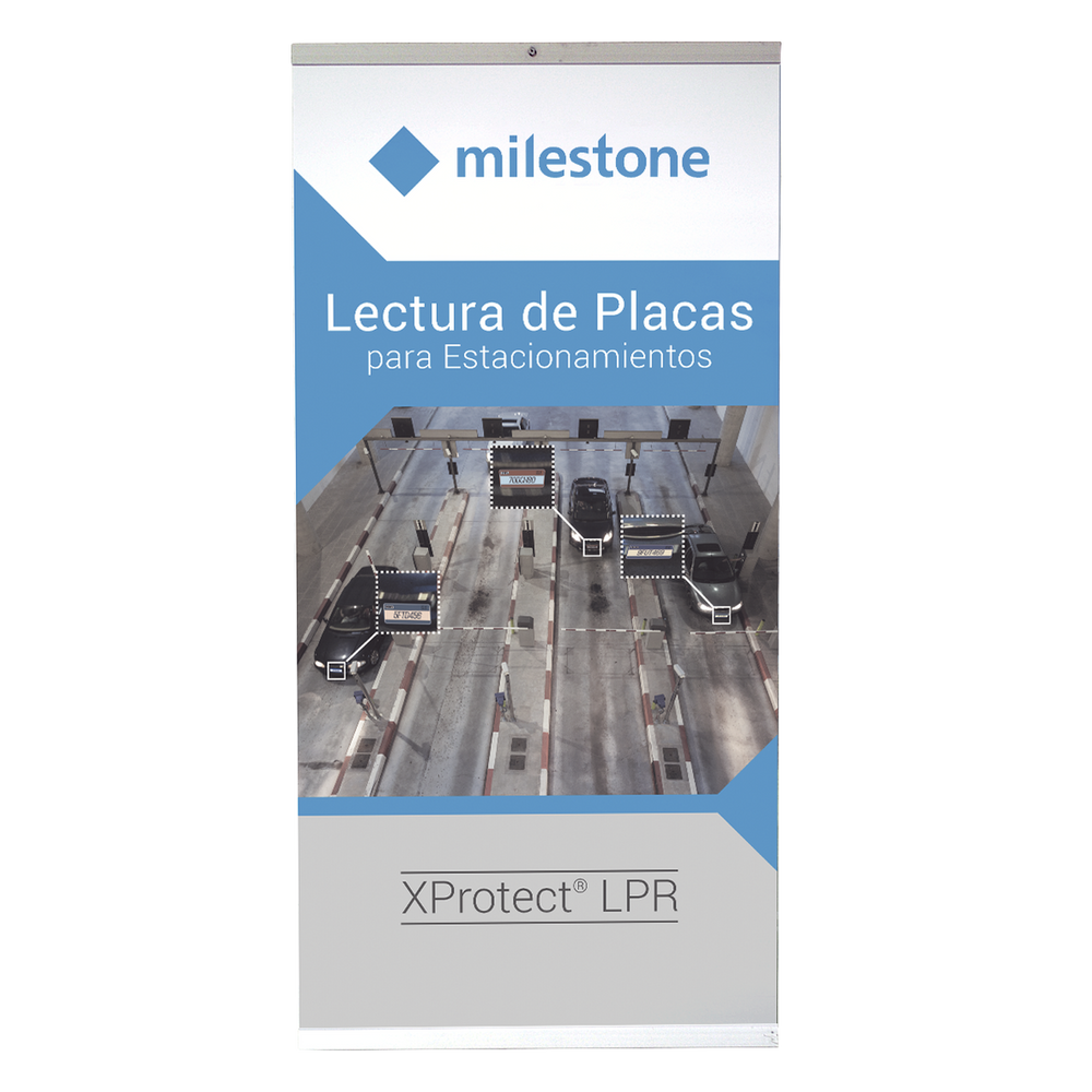 Póster MILESTONE Lectura de Matrículas Vehiculares