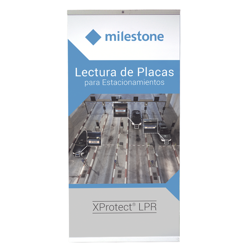 Póster MILESTONE Lectura de Matrículas Vehiculares