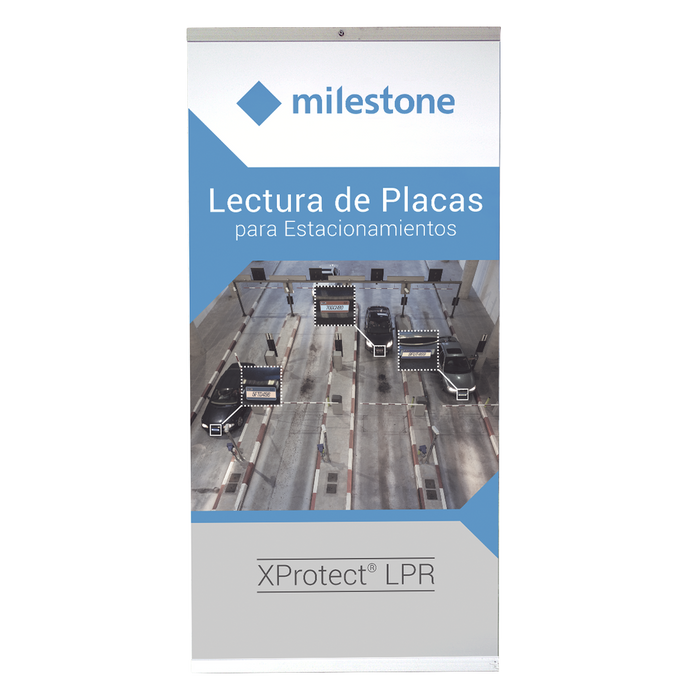 Póster MILESTONE Lectura de Matrículas Vehiculares