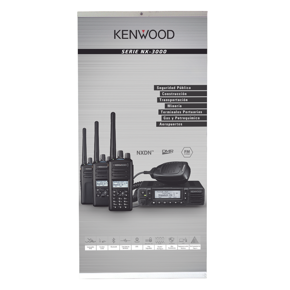 Póster Serie NX-3000 KENWOOD