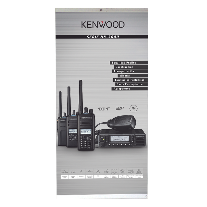 Póster Serie NX-3000 KENWOOD