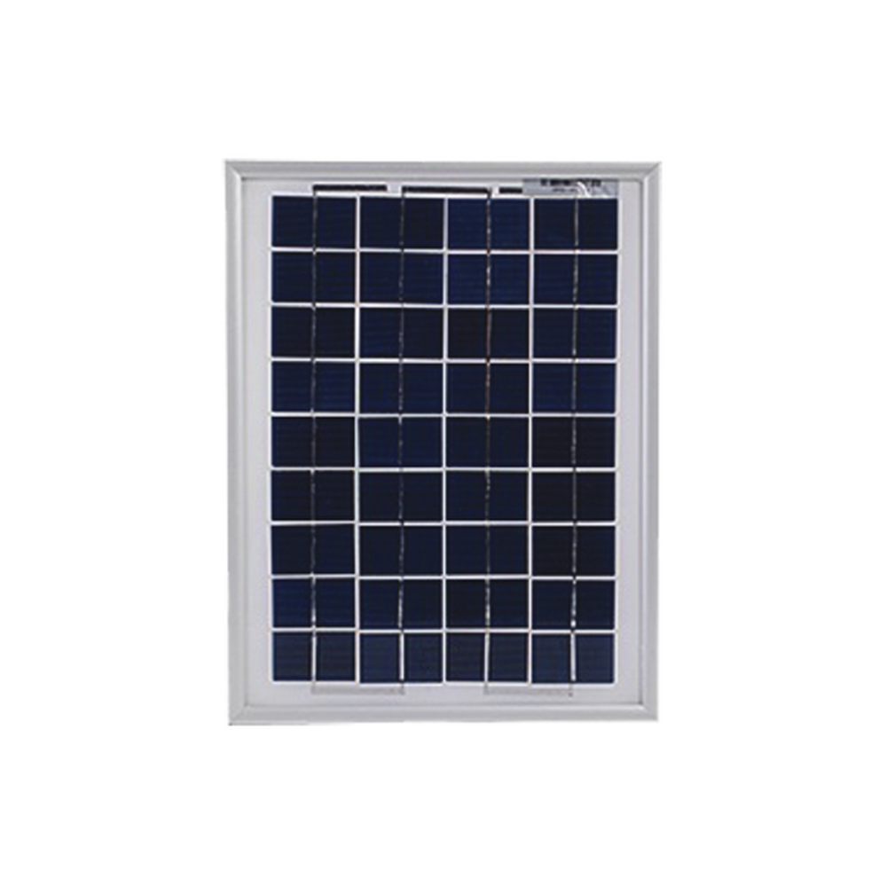 Módulo Fotovoltaico Policristalino 10 Watts para sistema a 12 Volts