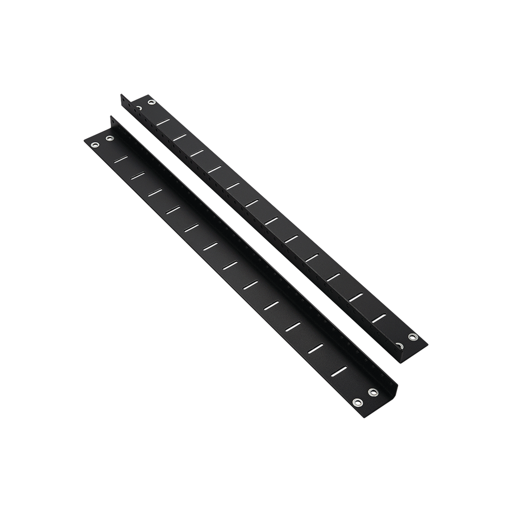 Kit de Rieles Posteriores para Gabinetes PanZone, de 12 UR, Color Negro