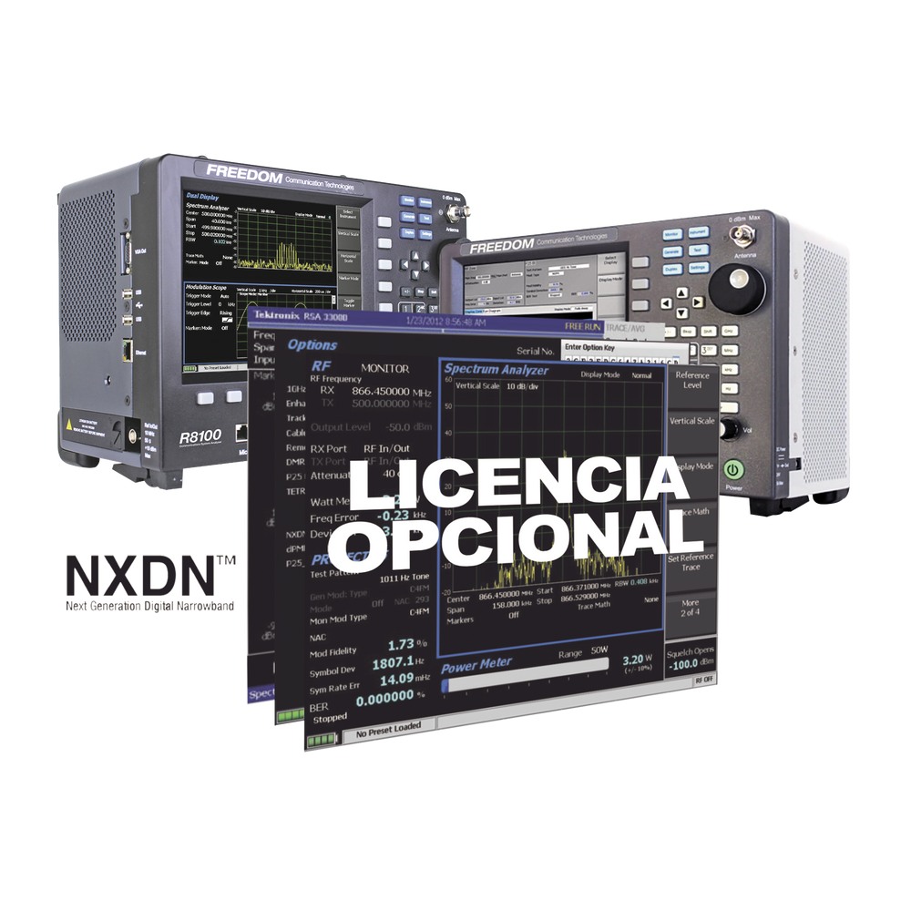 Opción de Software Auto-Tune para Móviles y Portátiles Series NX de Kenwood en R8000 /R8100.