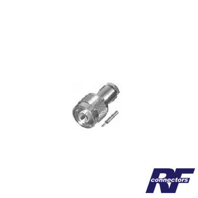 Conector N macho, de rosca para cable RG-58/U, RG-142/U