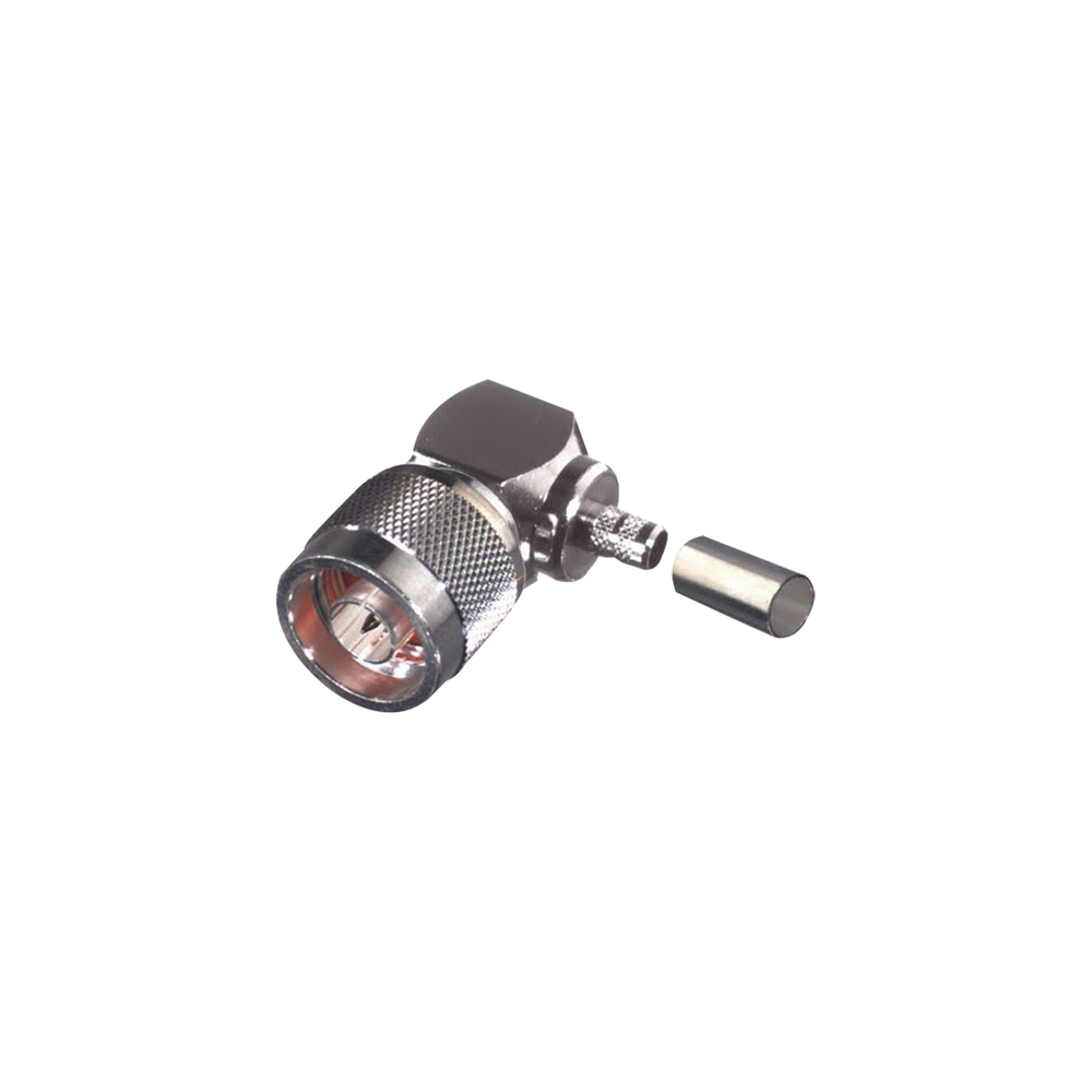 Conector N macho en A/R de anillo plegable para cables RG-8/X, LMR-240.